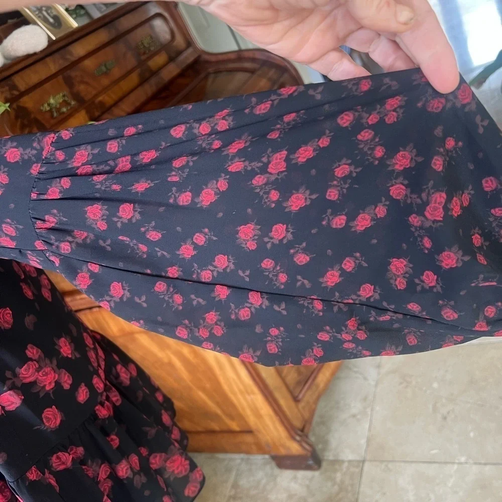 Michael Kors, ladies, long sleeve, sheer blouse, size, small excellent condition